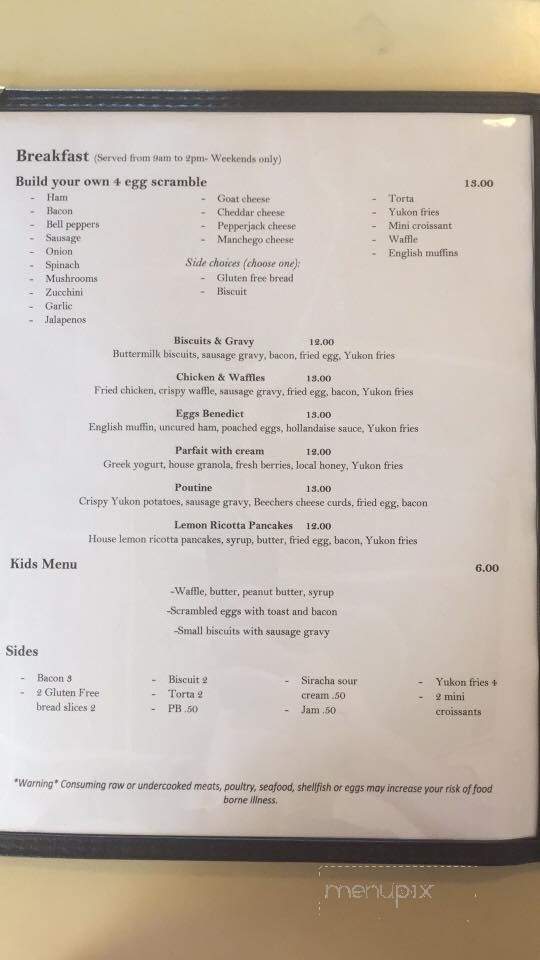 Gather Gastropub - Yelm, WA menu_pic