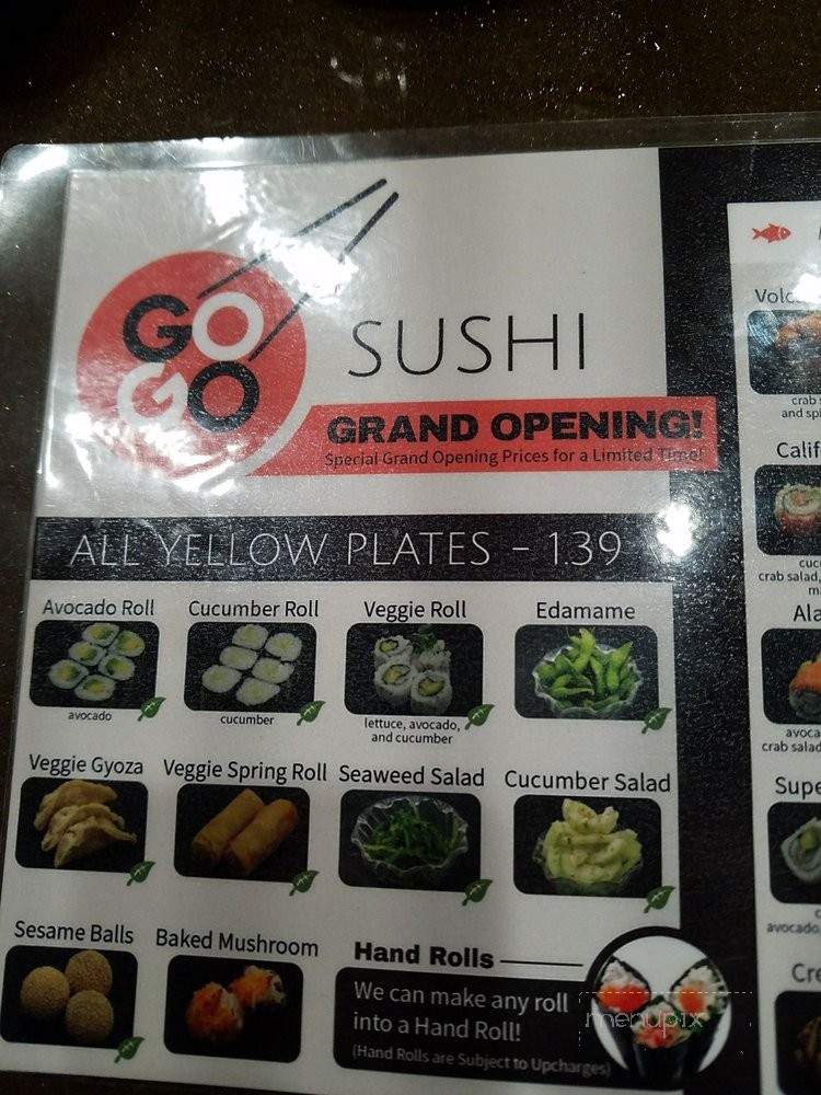 GoGo Sushi - Vancouver, WA menu_pic