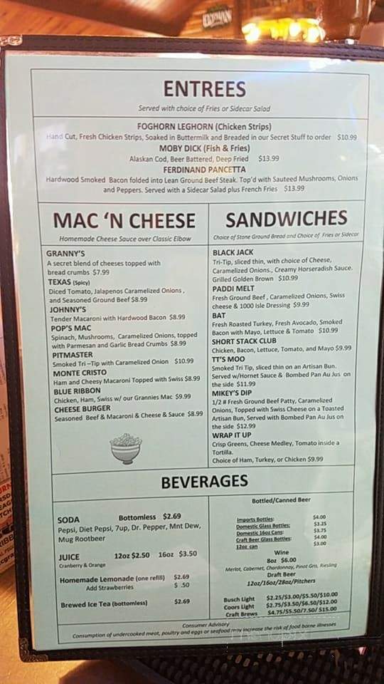 Entiat Pub 'n Grub - Entiat, WA menu_pic