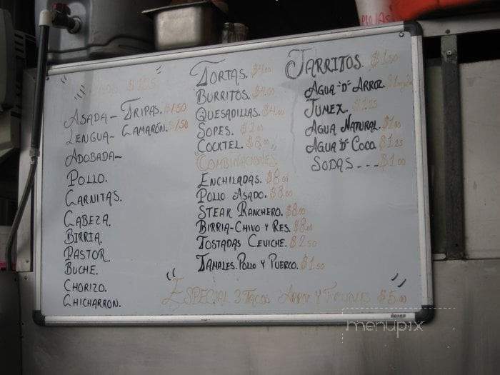 Taqueria Los Primos #2 - Yakima, WA menu_pic