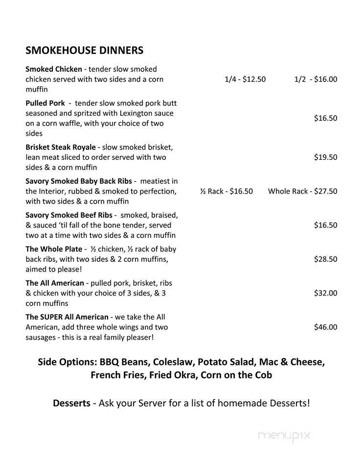 Moody Brews BBQ & Catering - North Pole, AK menu_pic