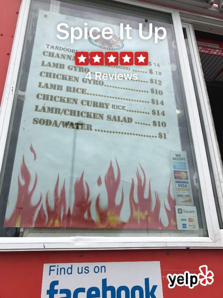 Spice It Up - Fairbanks, AK menu_pic