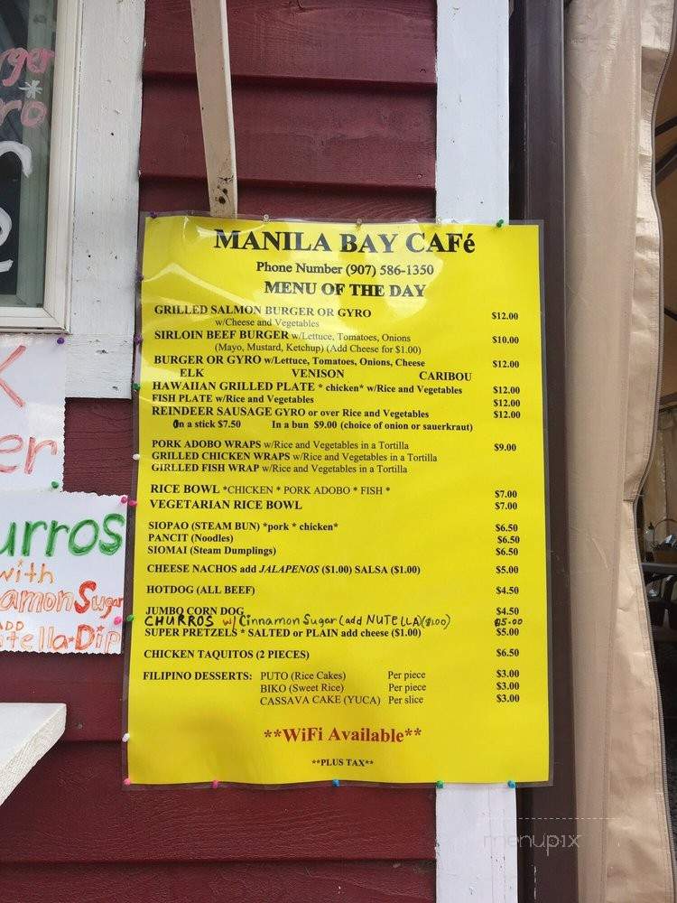 Manila Bay Cafe - Juneau, AK menu_pic