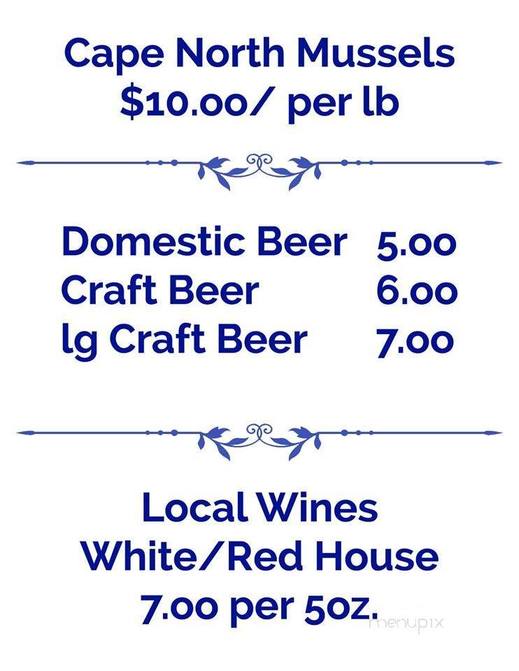 Danena's - Dingwall, NS menu_pic