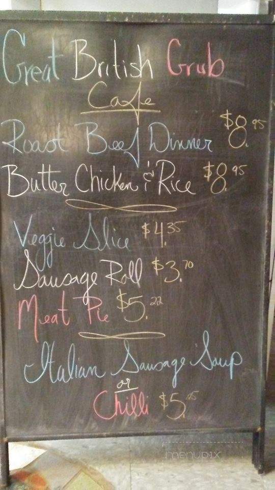 Fair Trade Cafe - Truro, NS menu_pic