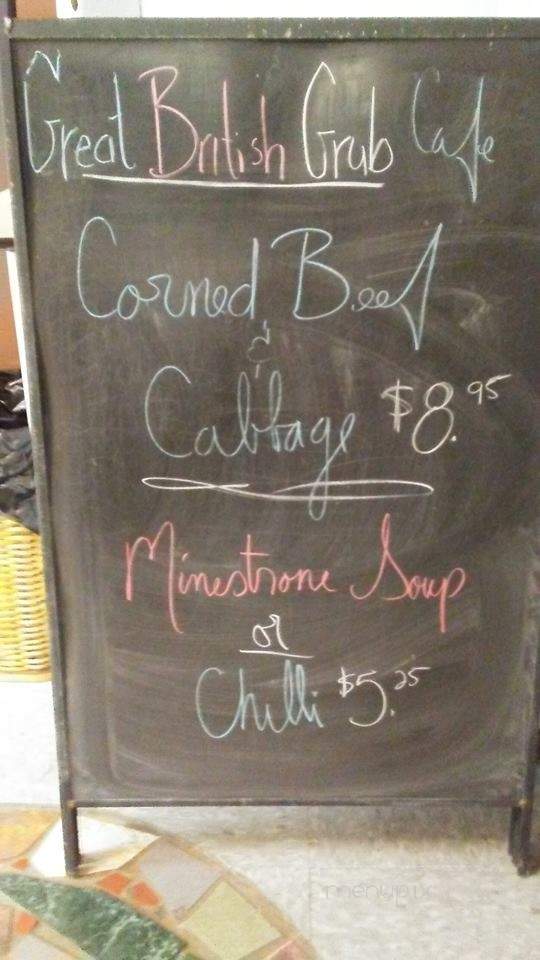 Fair Trade Cafe - Truro, NS menu_pic