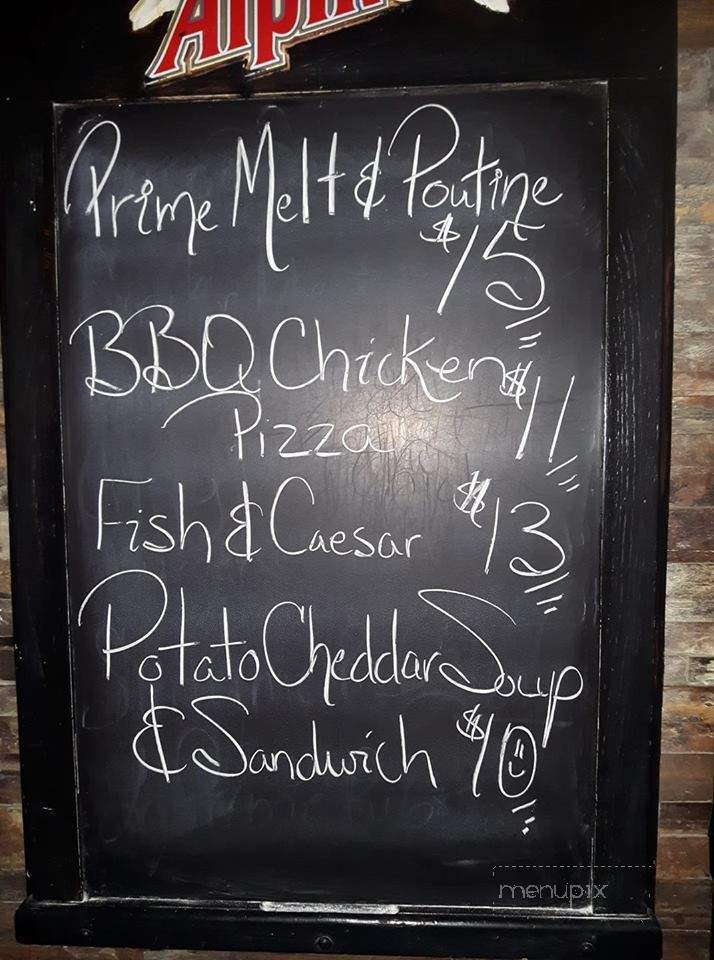The Chris Rock Tavern - Moncton, NB menu_pic