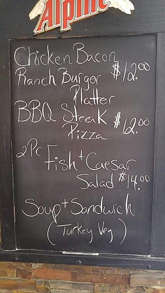 The Chris Rock Tavern - Moncton, NB menu_pic