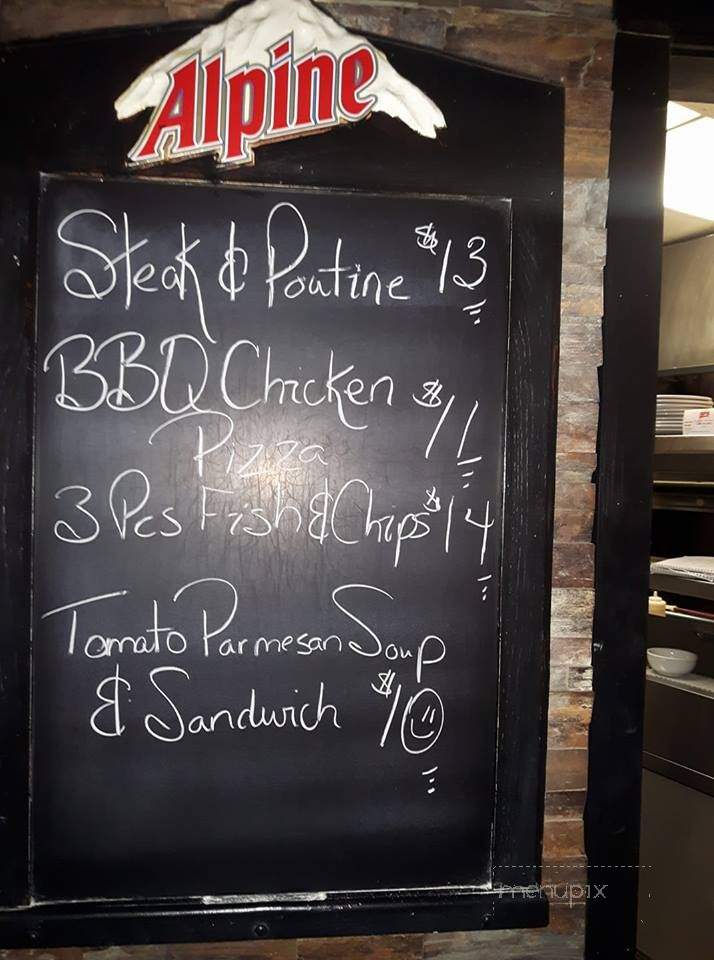The Chris Rock Tavern - Moncton, NB menu_pic