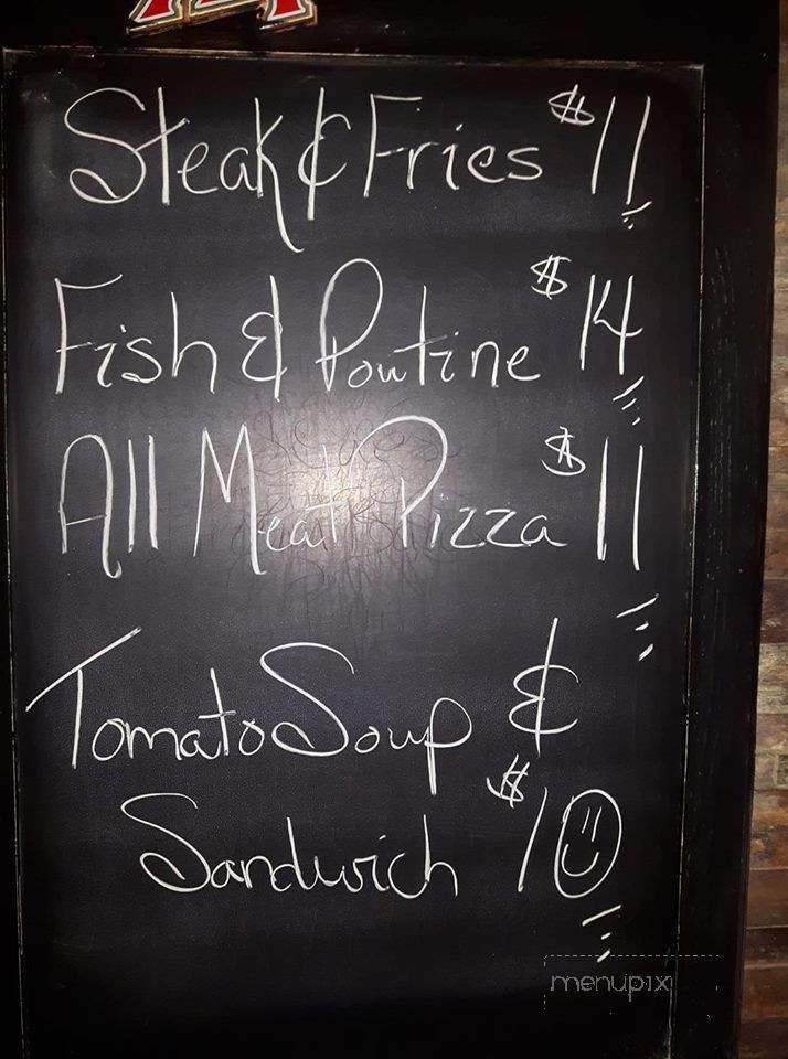 The Chris Rock Tavern - Moncton, NB menu_pic