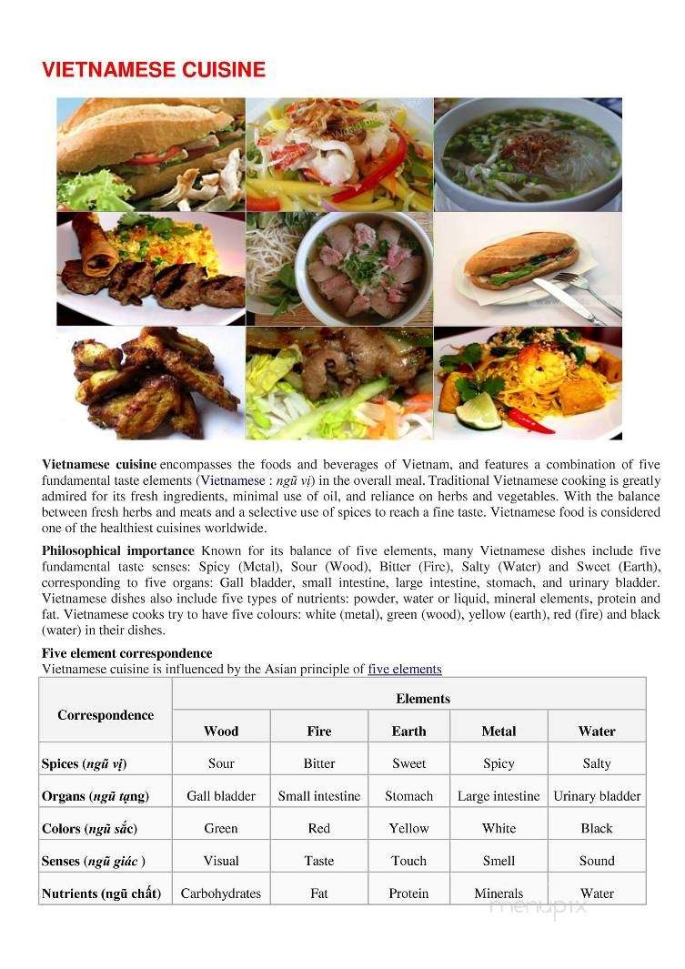 Lotus - Moncton, NB menu_pic