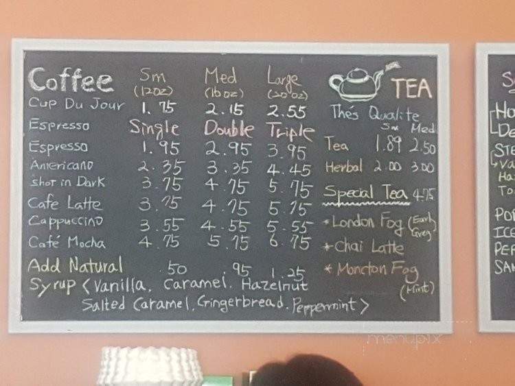 Jitter Bean Cafe - Moncton, NB menu_pic