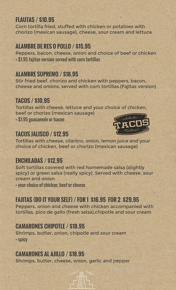 Mexiglu - Bathurst, NB menu_pic