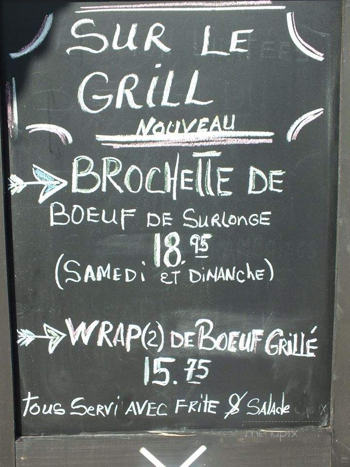 Le Pere Coquart Cafe Inc - Tadoussac, QC menu_pic