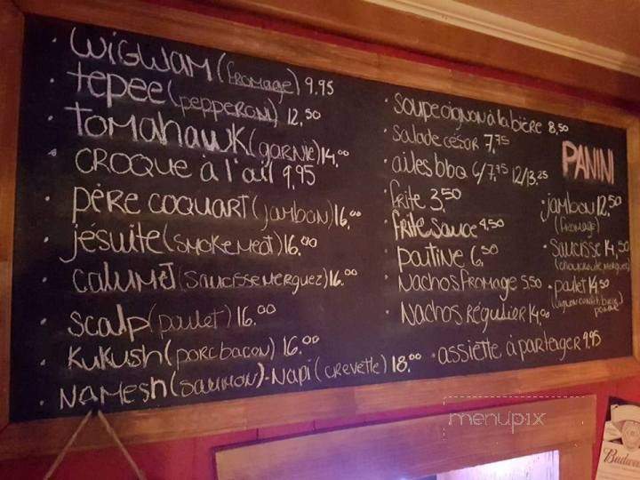 Le Pere Coquart Cafe Inc - Tadoussac, QC menu_pic