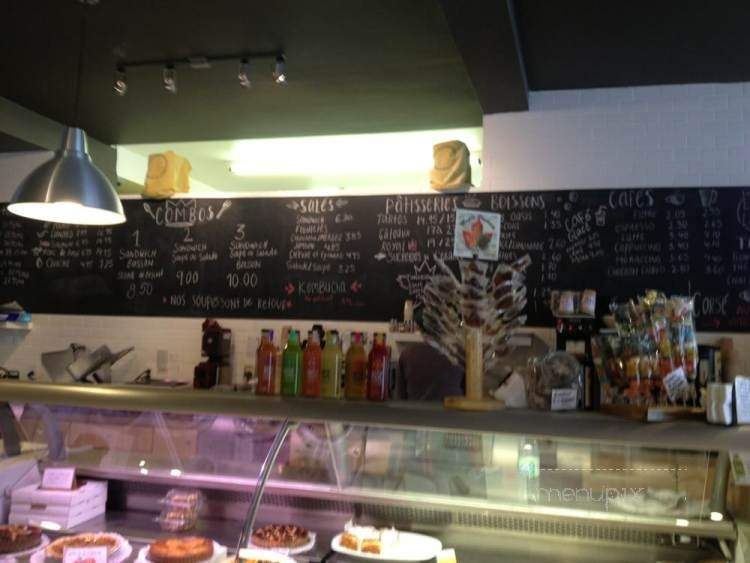 Autour D'un Pain - Montreal, QC menu_pic