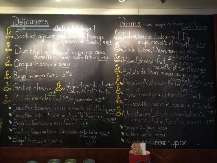 Chez Roger & Denise - Montreal, QC menu_pic