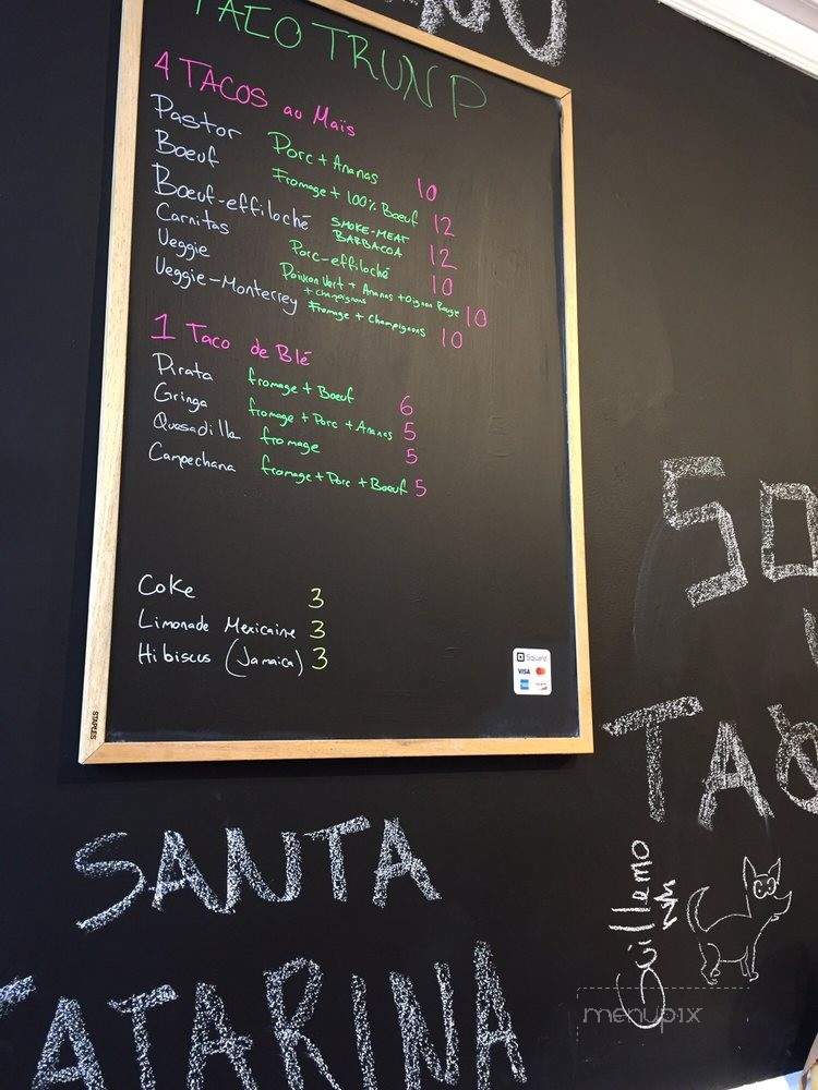 Taco Trunp - Montreal, QC menu_pic