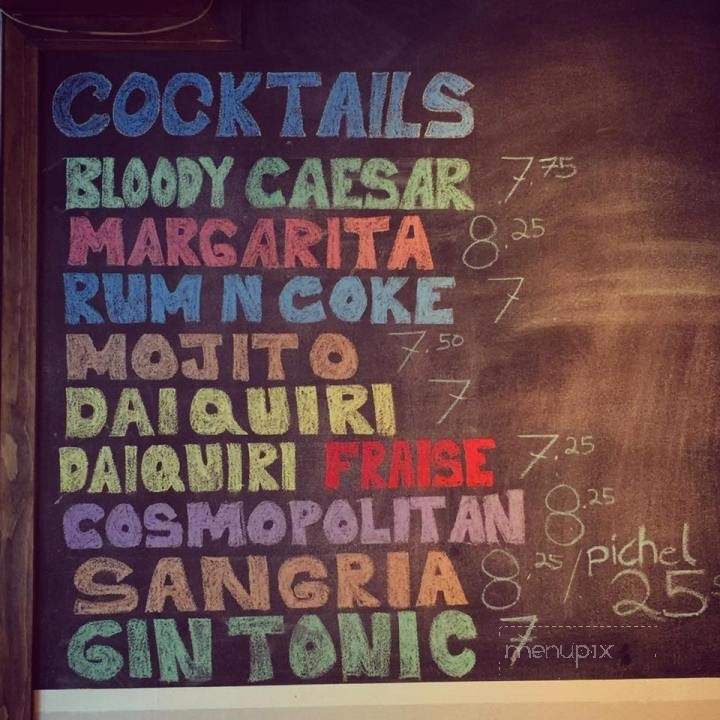El Chalateco - Montreal, QC menu_pic