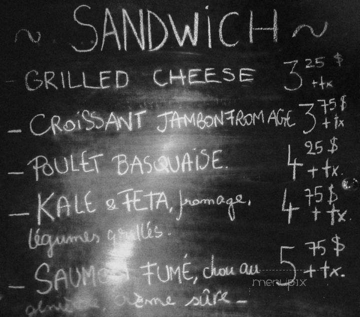 Le Petit Coin - Montreal, QC menu_pic
