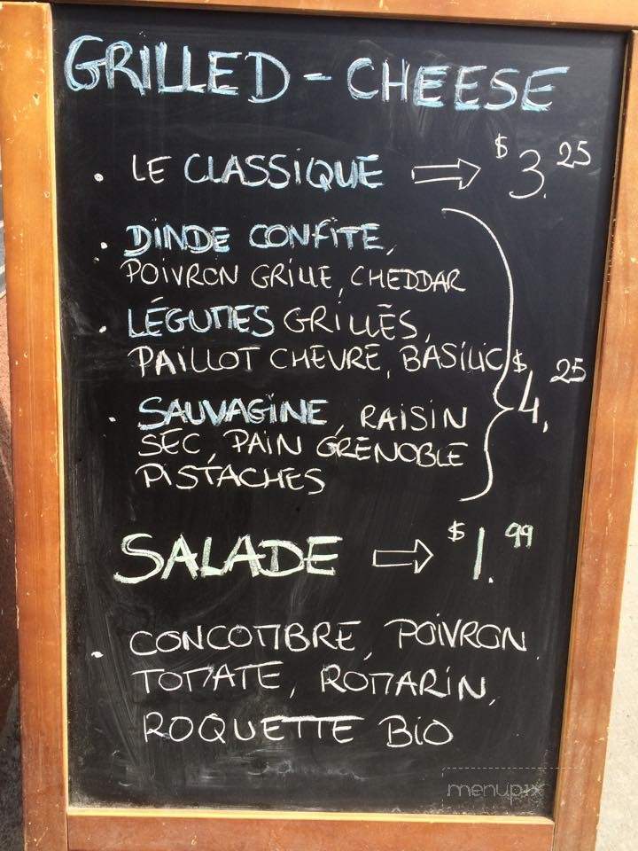 Le Petit Coin - Montreal, QC menu_pic