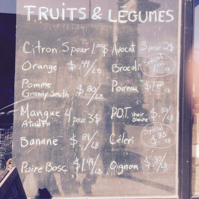 Le Petit Coin - Montreal, QC menu_pic