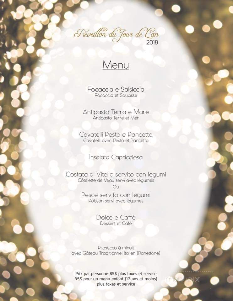 Boccone - Montreal, QC menu_pic