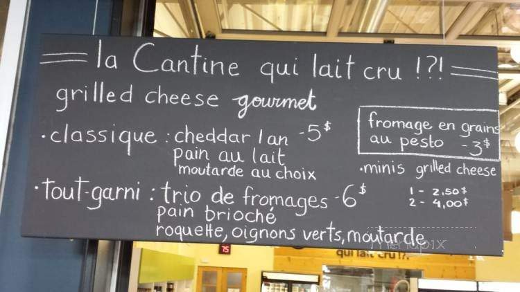 Fromagerie Qui Lait Cru - Montreal, QC menu_pic