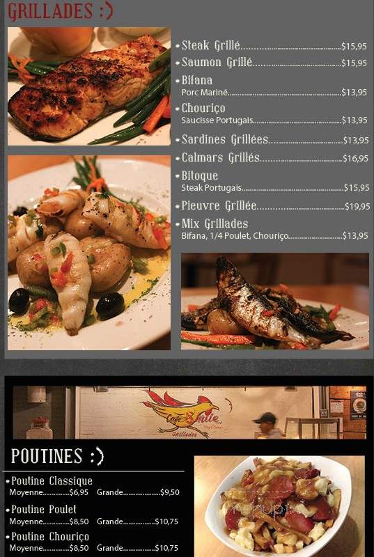 Cafe Smile - Montreal, QC menu_pic