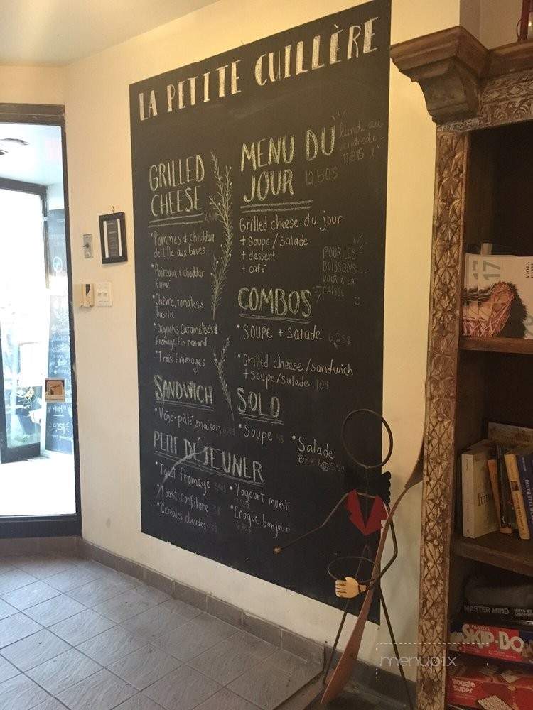 La Petite Cuillere - Montreal, QC menu_pic