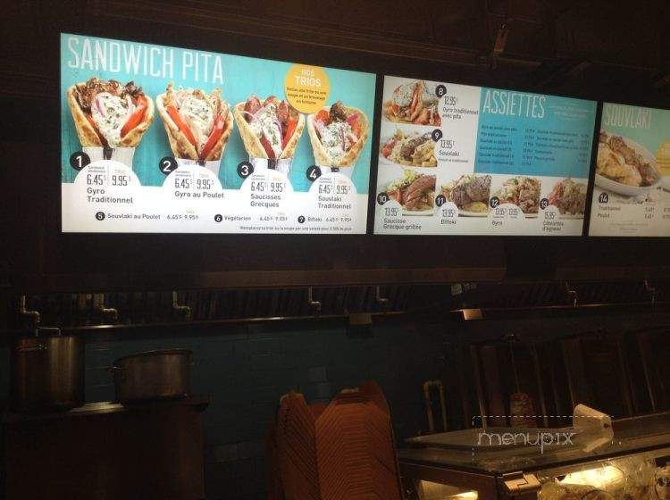 Cuzina NEOS Grecque - Downtown, QC menu_pic