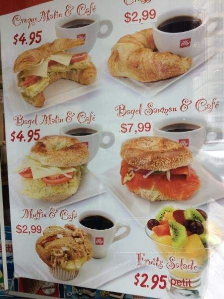 Cafe Bistro Mon Plaisir - Montreal, QC menu_pic
