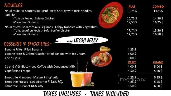 Miss Banh Mi - Montreal, QC menu_pic