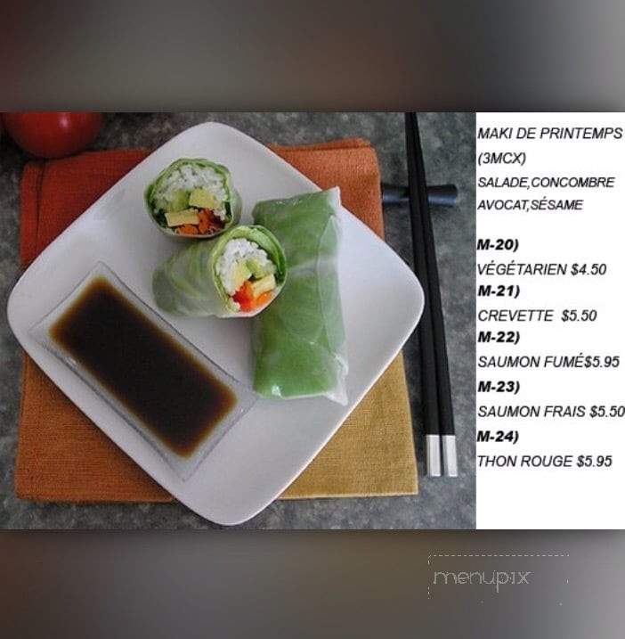 Restaurant Sushi Verdun - Montreal, QC menu_pic