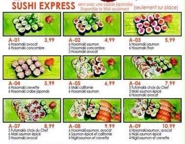 Restaurant Sushi Verdun - Montreal, QC menu_pic