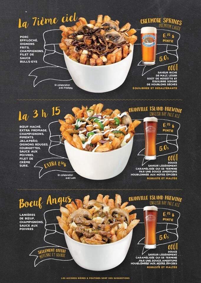 Bar a Poutine - Val-d'Or, QC menu_pic