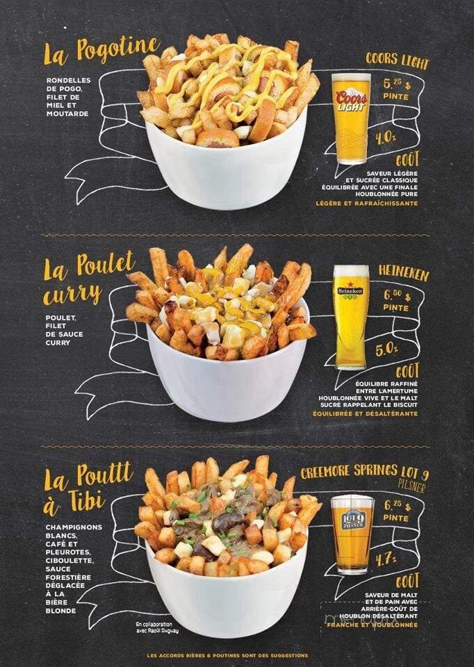 Bar a Poutine - Val-d'Or, QC menu_pic