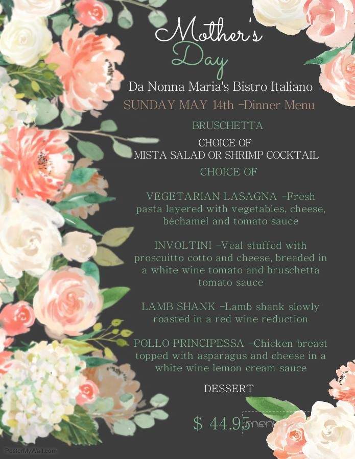 Da Nonna Maria - Ottawa, ON menu_pic