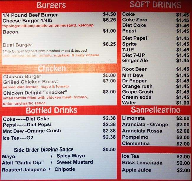 Fry Thyme - Gloucester, ON menu_pic