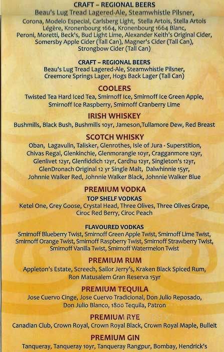 Peter Devine's - Ottawa, ON menu_pic