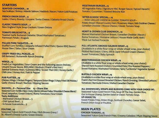 Peter Devine's - Ottawa, ON menu_pic
