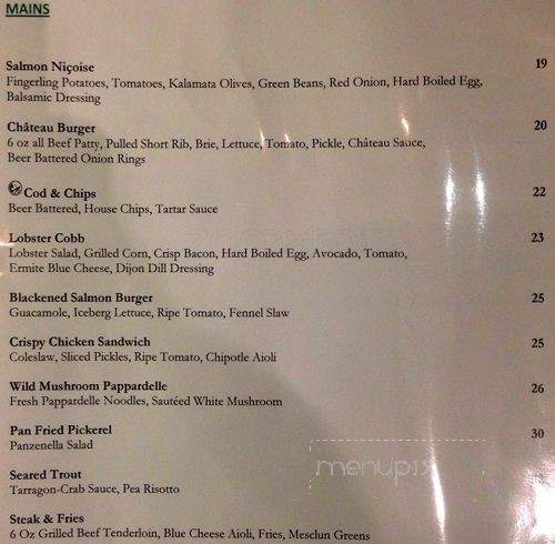 La Terrasse - Ottawa, ON menu_pic