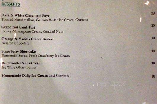La Terrasse - Ottawa, ON menu_pic