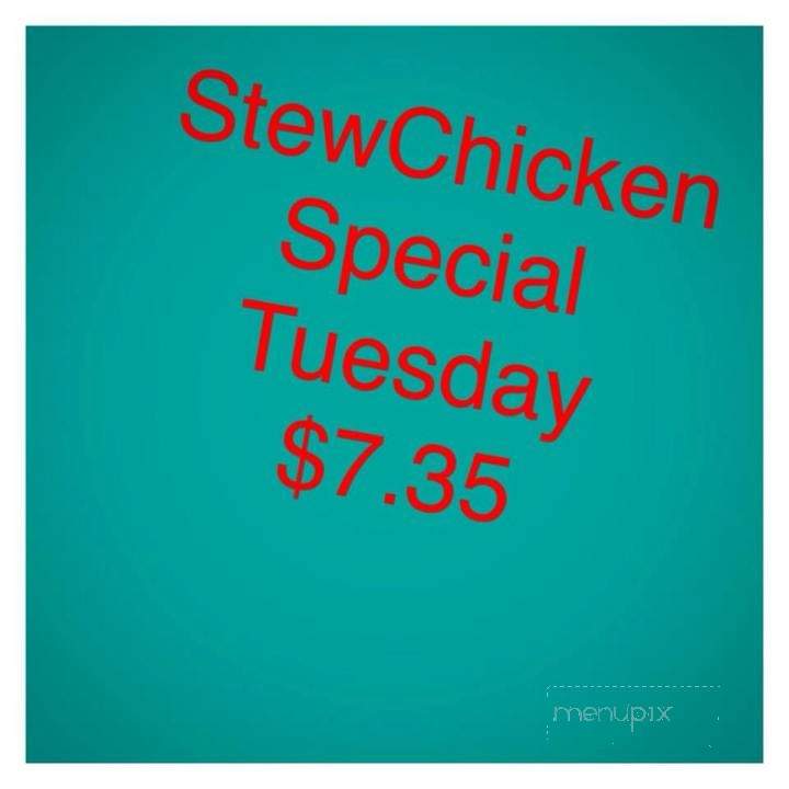Caribbean Jerk Spot - Belleville, ON menu_pic