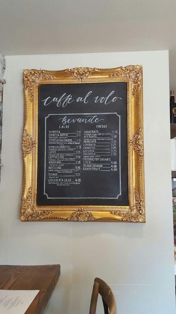 Caffe al Volo - Vaughan, ON menu_pic