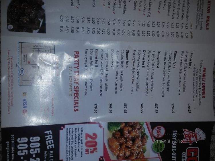 Cook Chinese & Thai - Oshawa, ON menu_pic