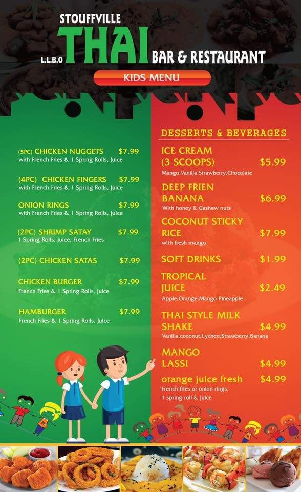 Stouffville Thai Bar & Restaurant - Whitchurch-Stouffville, ON menu_pic