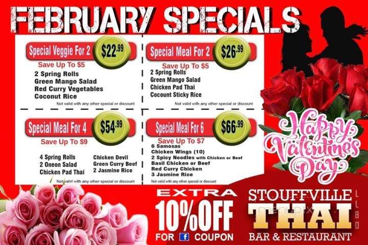 Stouffville Thai Bar & Restaurant - Whitchurch-Stouffville, ON menu_pic