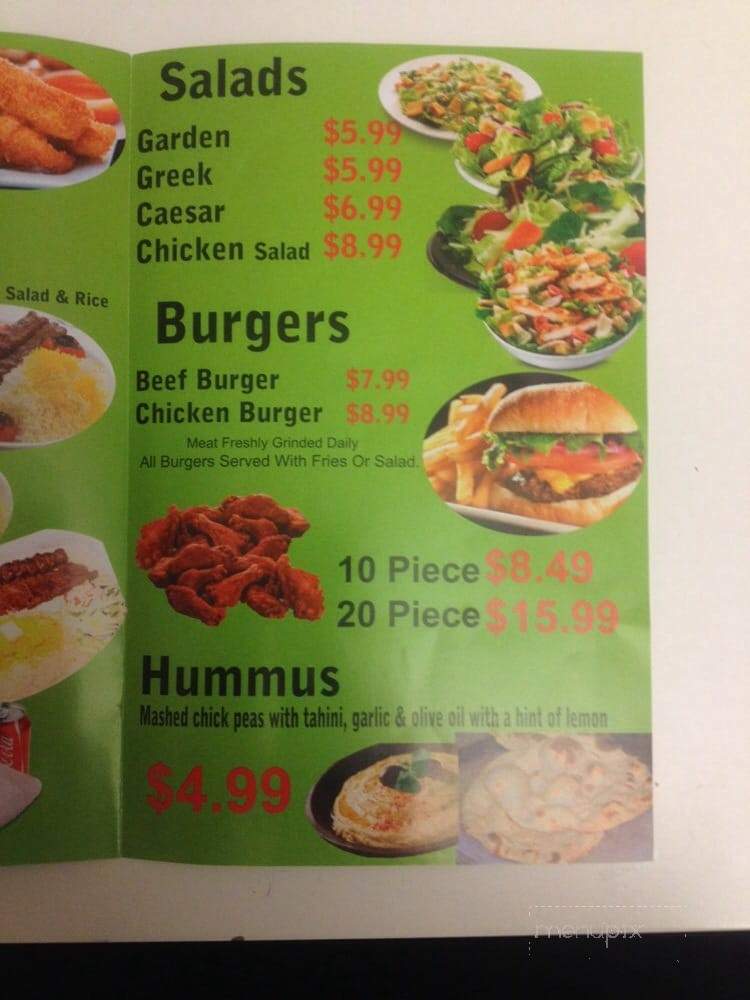 Chattanooga Pizza And Grill - Vaughan, ON menu_pic
