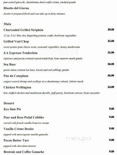 Chiaro Ristorante - Woodbridge, ON menu_pic